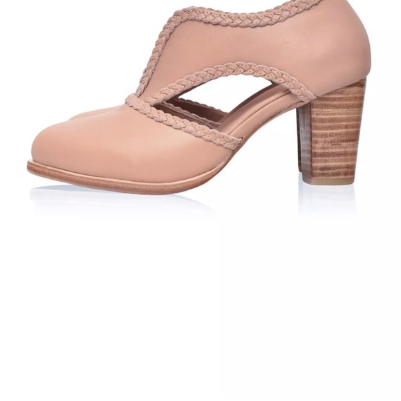 Bali Elf Spirit Walker Fairy Boho Stacked Heel Leather Booties Size 7 - Picture 13 of 13